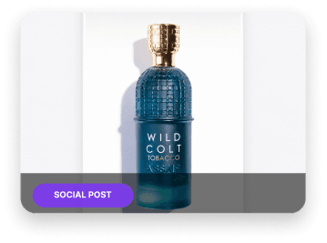 Social post preview for hashtag generation