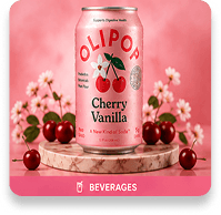 Cherry vanilla launch product image example